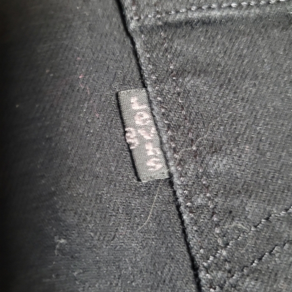 Women's Black Levi's 505 Straight Size 29/8M - Picture 4 of 8
